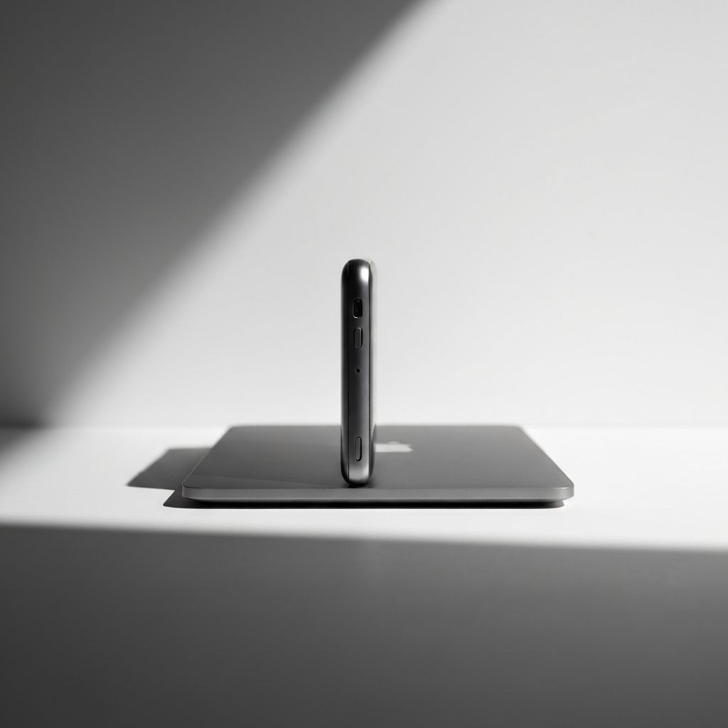 Premium product on white surface